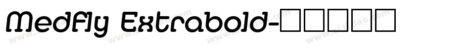 Medfly Extrabold字体转换